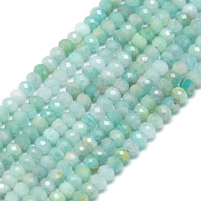 Natural Amazonite Beads Strands G-G106-A15-01-1