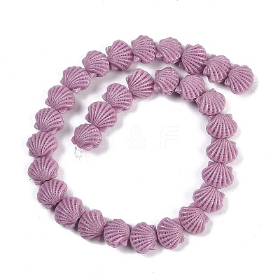 Synthetic Coral Dyed Carved Beads Strands CORA-K009-05A-1