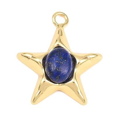 Natural & Synthetic Mixed Gemstone Pendants GG-G001-01G-1
