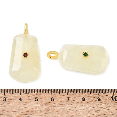 Heated Natural Lemon Quartz Pendants GG-CBAF4FB-04G-1