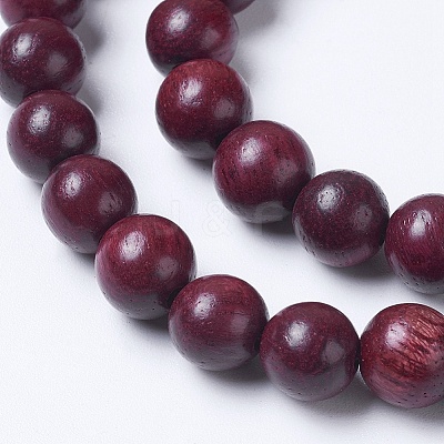 Natural Wood Beads Strands WOOD-J001-05-8mm-1
