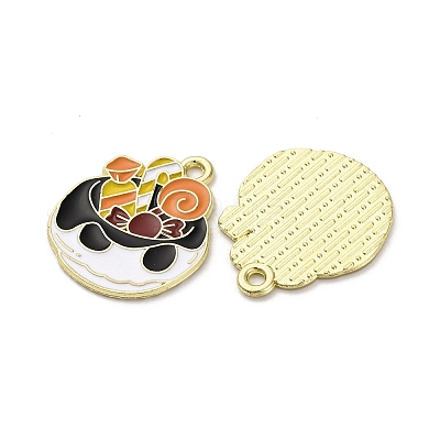 Halloween Alloy Enamel Pendants STAS-I354-01G-J-1
