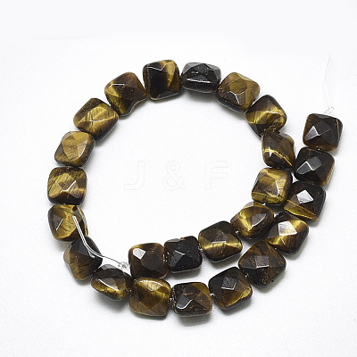 Natural Tiger Eye Beads Strands G-S357-D01-01-1