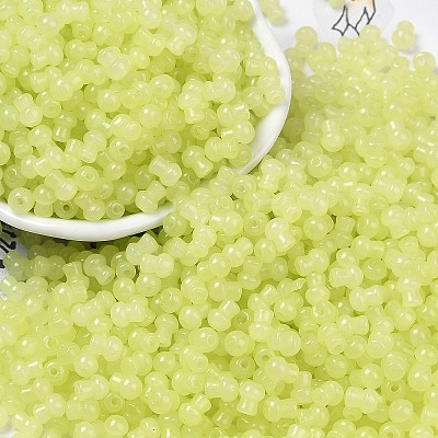 Transparent Colours Glass Seed Beads SEED-R001-01M-1
