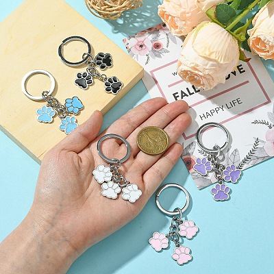 Alloy Enamel Keychains KEYC-YW00010-01-1