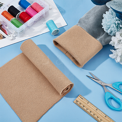 Cotton Stretch Kintted Rib Fabric DIY-WH0002-69D-1