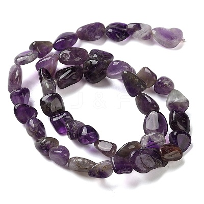 Natural Amethyst Beads Strands G-C268-A05-8x10mm-1