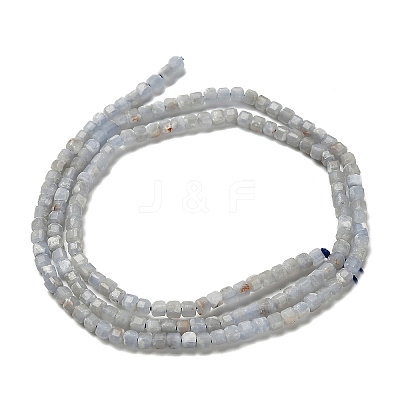 Natural Angelite Beads Strands G-RM2025-32A-06-1