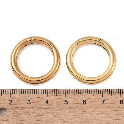 Ion Plating(IP) 316 Stainless Steel Spring Gate Rings STAS-M296-01G-E-1