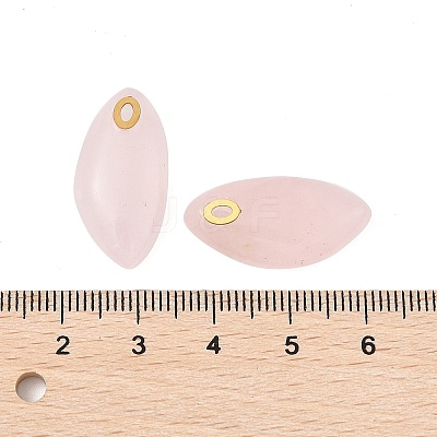 Natural Rose Quartz Pendants STAS-P380-80G-02-1