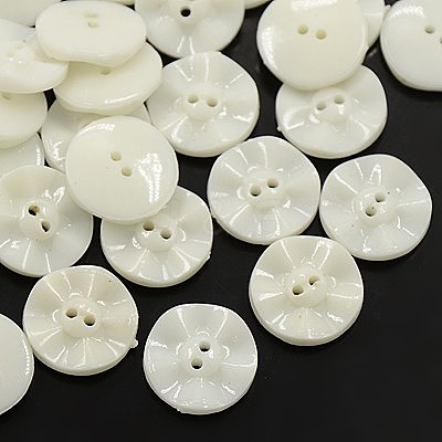 Acrylic Sewing Buttons BUTT-E073-C-01-1