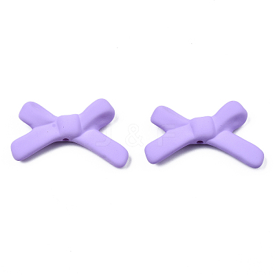 Spray Painted Acrylic Beads OACR-N015-014-B01-1