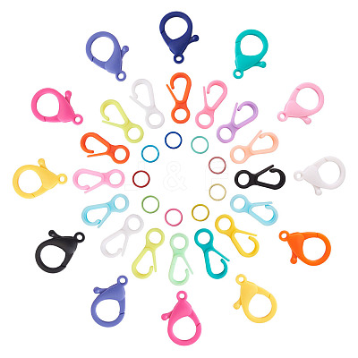 Plastic Lobster CLaw Clasps KY-TA0001-13-1