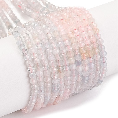 Natural Morganite Beads Strands G-F770-C05-03-1