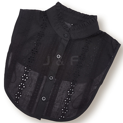 Detachable Cotton Shirt Collars AJEW-WH20816-029-1