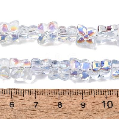 Transparent Glass Beads Strands GL-CBAAE04-02G-1