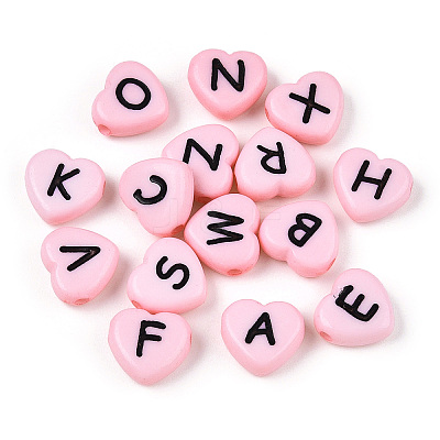 Horizontal Hole Opaque Acrylic Beads SACR-Q126-04D-1