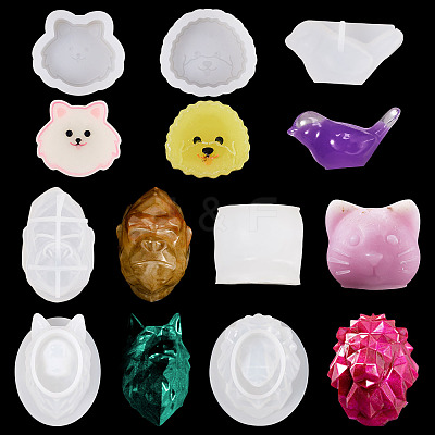 7Pcs 7 Style Silicone Molds DIY-BG0001-58-1
