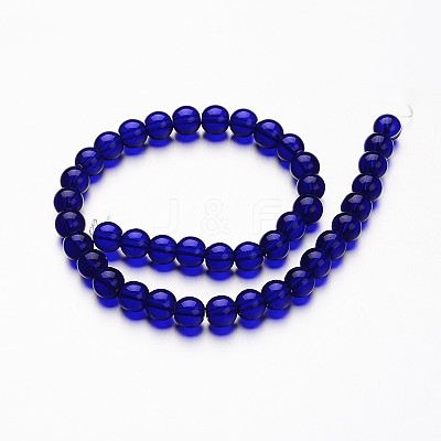Glass Round Bead Strands X-GLAA-I028-10mm-13-1