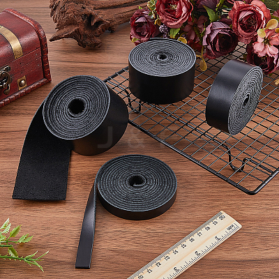 2M Flat AB Grade Cowhide Leather Cord AJEW-WH0479-73A-03-1
