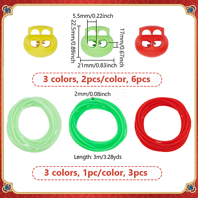 3M Hollow Pipe PVC Tubular Synthetic Rubber Cord DIY-NB0012-60A-1