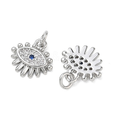 SHEGRACE Brass Cubic Zirconia Pendants XGRQ3K783-532P-1