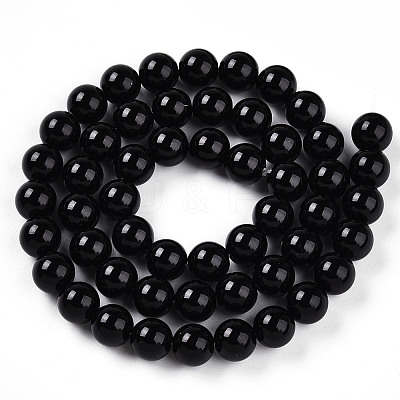 Glass Pearl Beads Strands HY-G002-01D-08-1