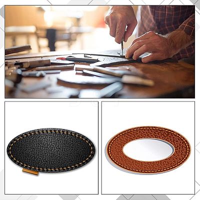 8 Sizes Oval-shaped High Carbon Steel Hole Puncher Set DIY-WH0259-71-1