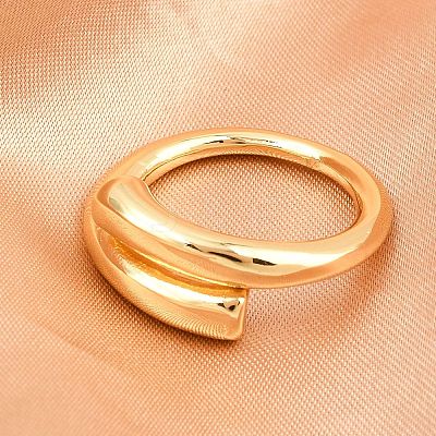 Brass Cuff Rings for Women RJEW-Z113-15G-1