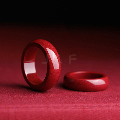 Cinnabar Finger Rings FS-WGB4F46-02-1