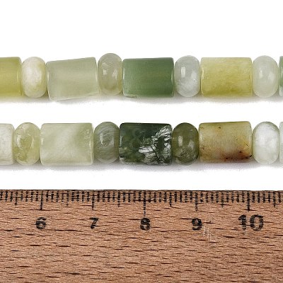 Natural Xiuyan Jade Beads Strands G-Q616-09E-02-1