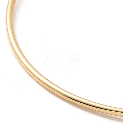 201 Stainless Steel Wire Wrap Extensible Bangle for Women BJEW-P285-04G-1