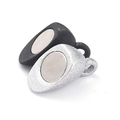 Alloy Magnetic Clasps with Loops PALLOY-P223-B01-04-1