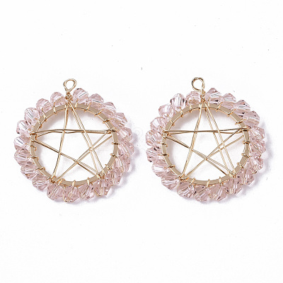 Glass Pendants X-KK-S354-004A-NF-1