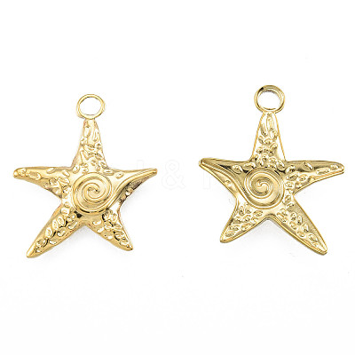 Ion Plating(IP) 201 Stainless Steel Pendants STAS-N098-230LG-1