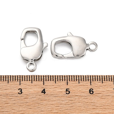 Brass Lobster Claw Clasps KK-H513-01B-P-1