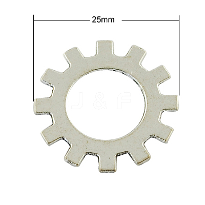 Tibetan Style Alloy Steampunk Pendants TIBEP-A115032-AS-FF-1