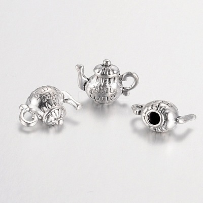 Tibetan Style Alloy Charms TIBEP-0802-S-LF-1