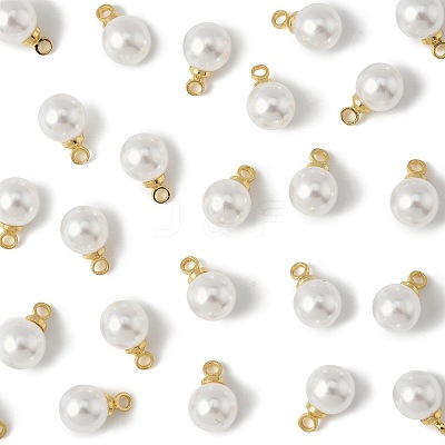 24Pcs ABS Plastic Imitation Pearl Charms KK-FS0001-78-1