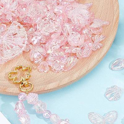 200g Transparent Acrylic Beads OACR-SP0001-86B-1