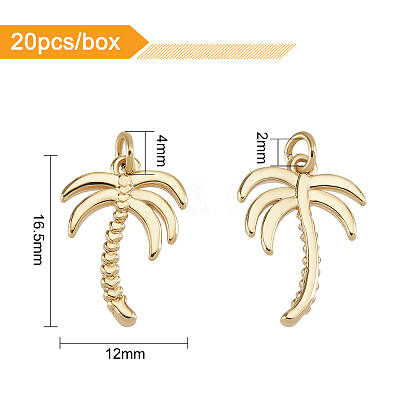 20Pcs Brass Pendants KK-BC0004-99-1