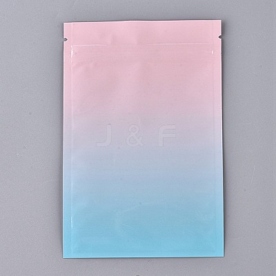 Gradient Color Plastic Zip Top Bags X-OPP-P002-A01-1