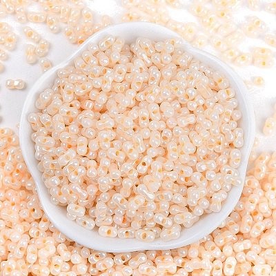 Opaque Colours Luster Glass Seed Beads X1-SEED-K010-04F-1