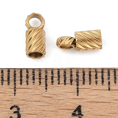 Ion Plating(IP) 304 Stainless Steel Cord Ends STAS-Z084-07G-01-1