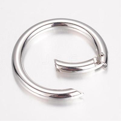 Alloy Spring Gate Rings PALLOY-D348-22P-1