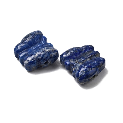 Natural Lapis Lazuli Carved Beads G-L636-B05-01-1