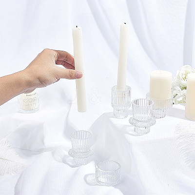 16Pcs 4 Styles Glass Candle Cups AJEW-HY0003-34-1