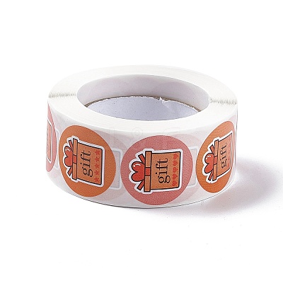 2 Colors Paper Gift Sticker Rolls STIC-E001-12-1