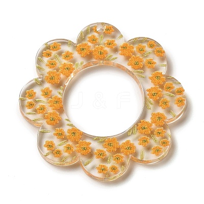Acrylic Pendants OACR-O007-04B-1