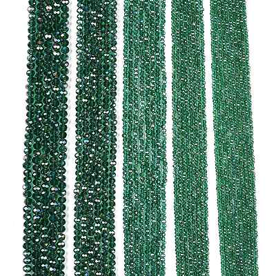 Electroplate Glass Beads Strands LS-EGLA-A044-T3mm-B18-1
